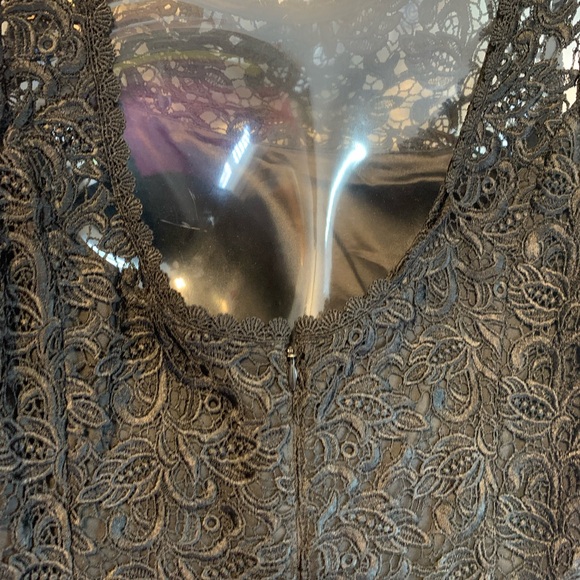 White House Black Market Black Lace Cocktail Dress - Picture 6 of 13